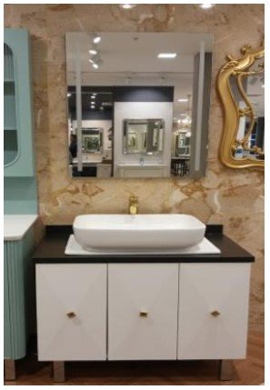 UCOMFORT CABINET BASIN Z-113 (80 CM) WHITE
